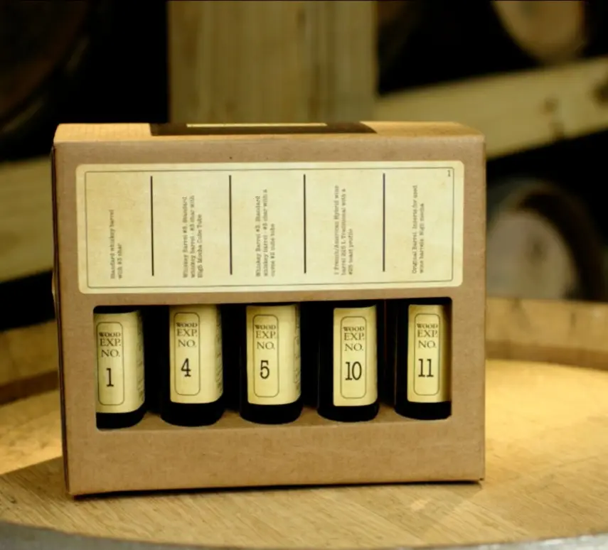 Jefferson's Wood Experiments Bottles